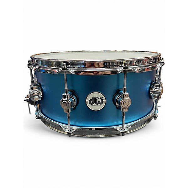 Used DW 14X6 Design Series Snare BLUE SLATE Drum