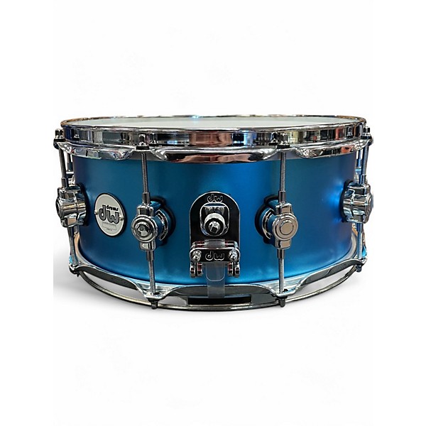 Used DW 14X6 Design Series Snare BLUE SLATE Drum