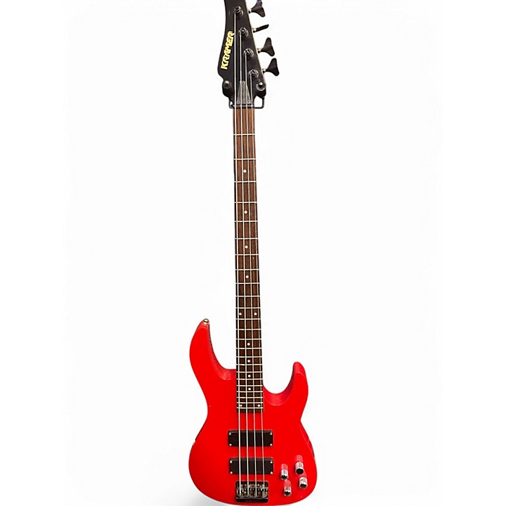 Used Kramer Baretta Red Electric Bass Guitar Red | Guitar Center