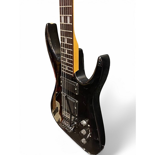 Used Alvarez Dana AE500BK Black Solid Body Electric Guitar