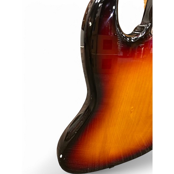 Used Fender noel redding jazz bass 3 Color Sunburst Electric Bass Guitar