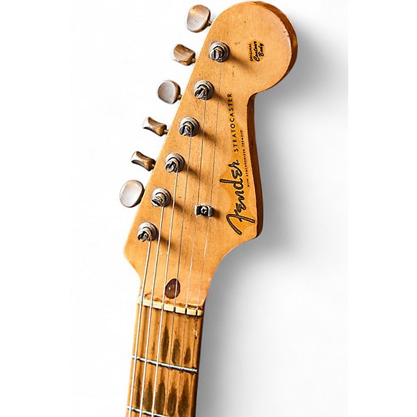 Vintage 1957 Fender STRATOCASTER Blonde Solid Body Electric Guitar