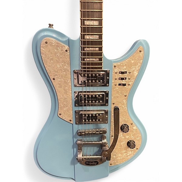 Used Schecter ULTRA III LT BLUE Solid Body Electric Guitar