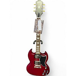 Used Epiphone Les Paul Custom SG Aged 60s Cherry Solid Body Electric Guitar