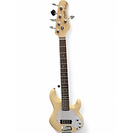 Used Sterling by Music Man Stingray 5 Cream Electric Bass Guitar