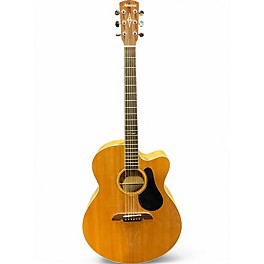 Used Alvarez AJ80CE Artist Series Jumbo Natural Acoustic Electric Guitar