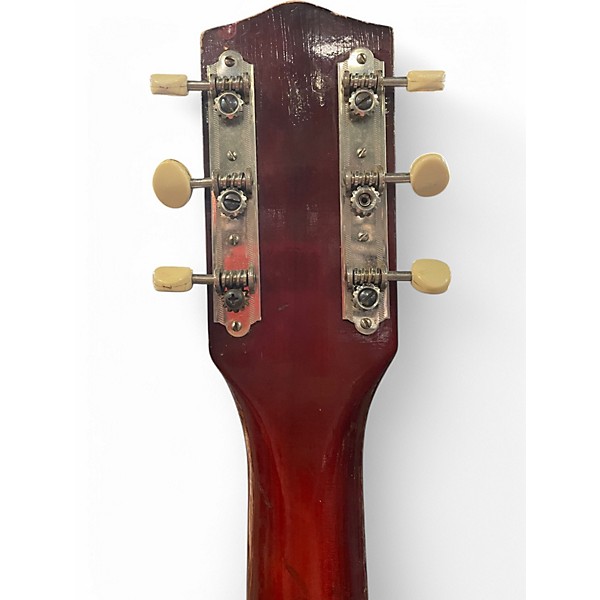 Vintage 1960s Harmony H-59 Rocket sunburst Hollow Body Electric Guitar
