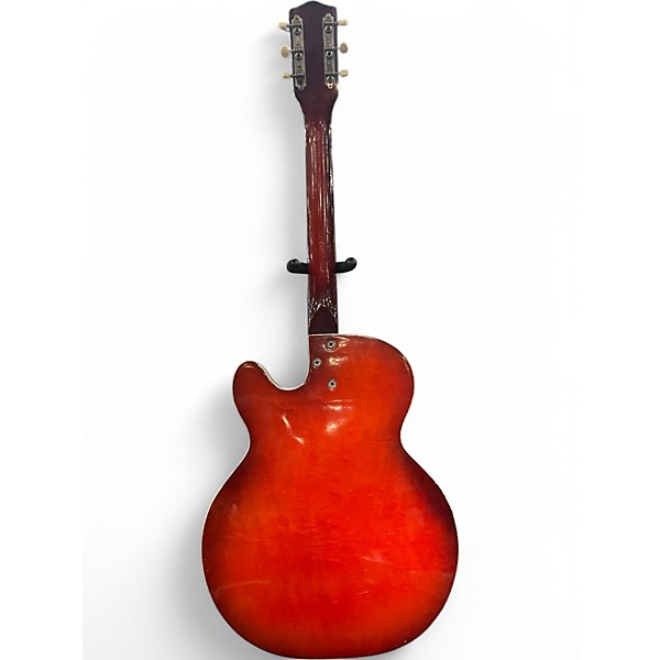 Vintage 1960s Harmony H-59 Rocket sunburst Hollow Body Electric Guitar