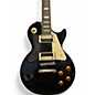 Used 2020 Epiphone Les Paul Traditional Pro Black Solid Body Electric Guitar thumbnail