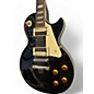 Used 2020 Epiphone Les Paul Traditional Pro Black Solid Body Electric Guitar