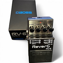 Used BOSS RV6 Digital Reverb Effect Pedal