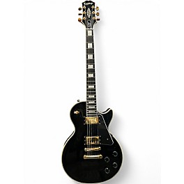 Used Epiphone Les Paul Custom Black Solid Body Electric Guitar