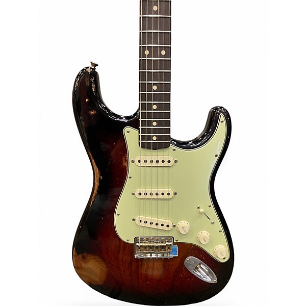 Used 2021 Fender 61 journeyman stratocaster ultra light ww10 chocolate sunburst Solid Body Electric Guitar