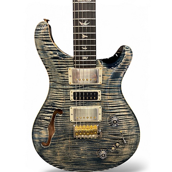 Used 2024 PRS special semi hollow 10 top faded whale blue Hollow Body Electric Guitar
