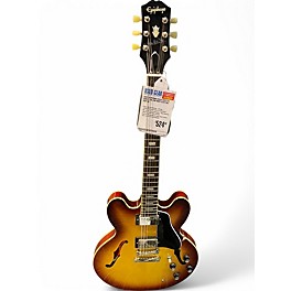 Used Epiphone ES335 Iced Tea Burst Hollow Body Electric Guitar