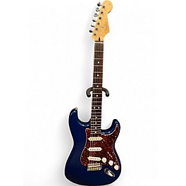 Used Fender Deluxe Players Stratocaster Sapphire Blue Trans Solid Body Electric Guitar