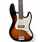 Used Fender jazz bass gold foil 2 Tone Sunburst Electric Bass Guitar