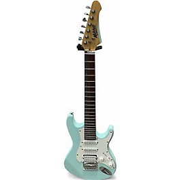 Used Mitchell TD100 Short Scale LIGHT BLUE Solid Body Electric Guitar