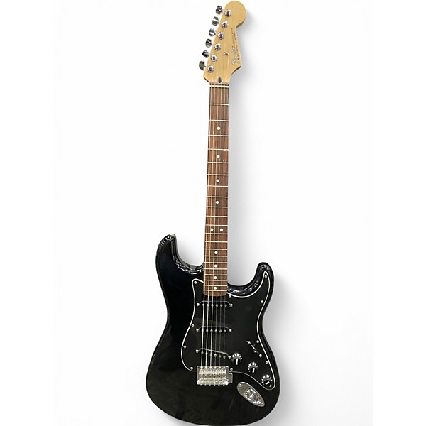 Used Fender Standard Stratocaster Black Solid Body Electric Guitar