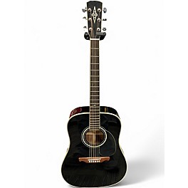 Used Alvarez AD60 Dreadnought Black Acoustic Guitar