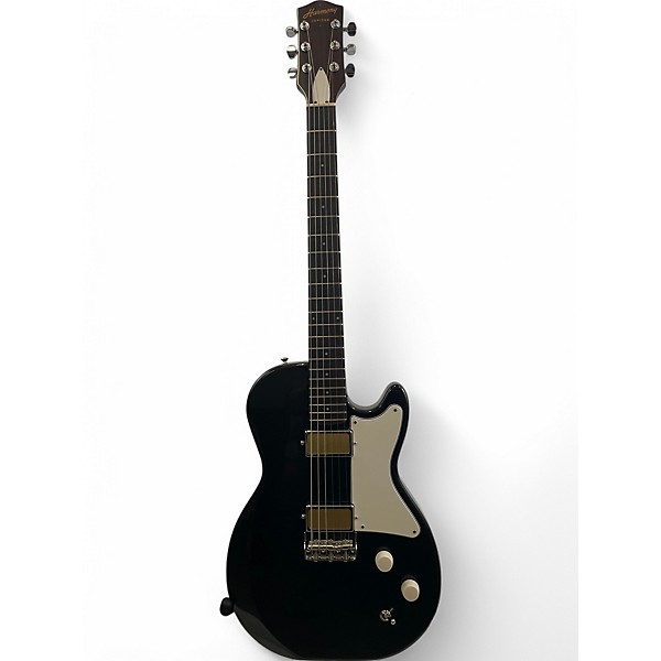 Used Harmony jupiter Black Solid Body Electric Guitar