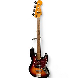 Used Squier Classic Vibe 70s Jazz Bass 2 Color Sunburst Electric Bass Guitar