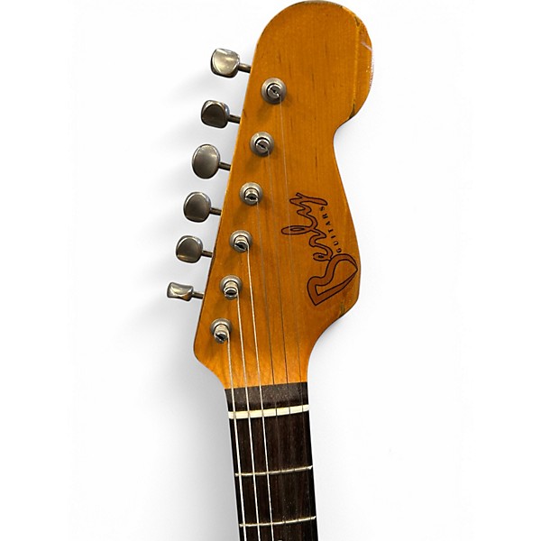 Used Berly  JM Fiesta Red Solid Body Electric Guitar