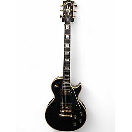 Used 2022 Gibson 1968 Les Paul Custom Reissue Ebony Solid Body Electric Guitar