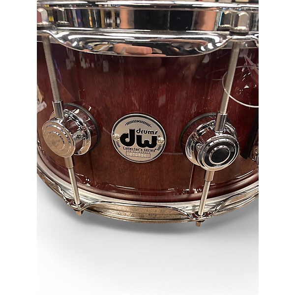 Used DW 14in COLLECTORS PURPLE HEART NATURAL PURPLE HEART Drum