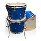 Used Weltch Tuning Systems 3 Piece EPIPHANY  BLUE SPARKLE Drum Kit