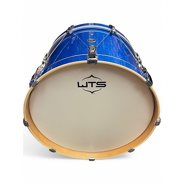 Used Weltch Tuning Systems 3 Piece EPIPHANY  BLUE SPARKLE Drum Kit