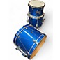 Used Weltch Tuning Systems 3 Piece EPIPHANY  BLUE SPARKLE Drum Kit