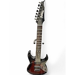 Used Ibanez GRG7221 Crimson Red Trans Solid Body Electric Guitar