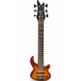 Used Dean EDGE Q6 Amber Electric Bass Guitar