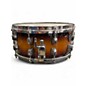 Used ddrum 6.5X14 Custom Maple Snare Drum 3 Tone Sunburst Drum