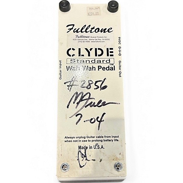 Used Fulltone CSW Clyde Standard Wah Effect Pedal