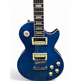 Used J Robert LP-STYLE SINGLECUT Blue Solid Body Electric Guitar