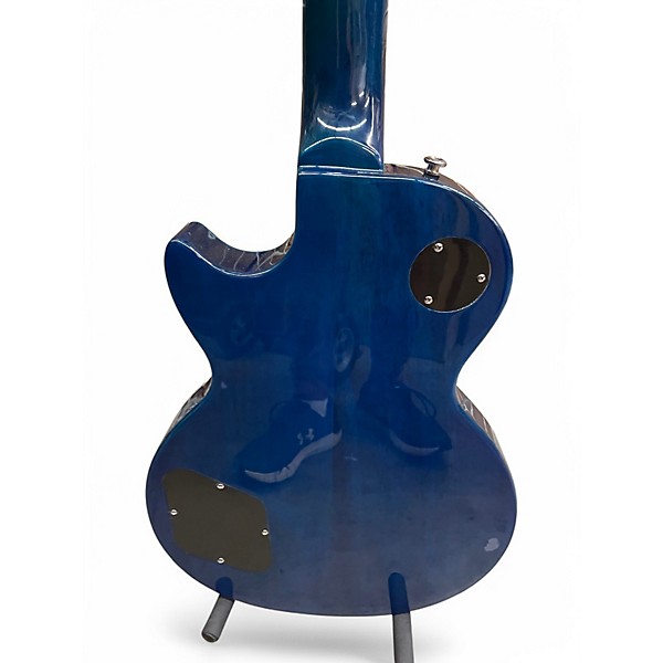 Used J Robert LP-STYLE SINGLECUT Blue Solid Body Electric Guitar