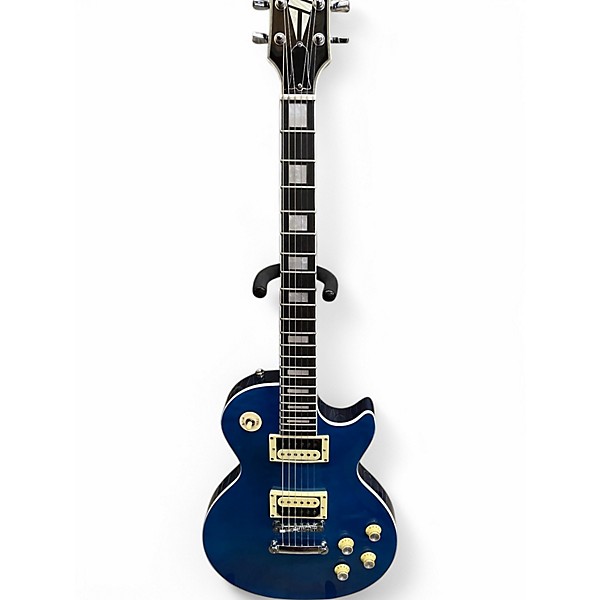 Used J Robert LP-STYLE SINGLECUT Blue Solid Body Electric Guitar