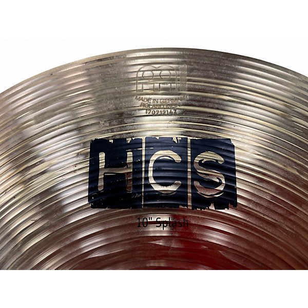 Used MEINL 10in HCS Splash Cymbal