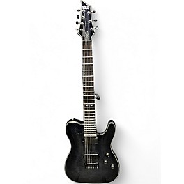 Used Schecter Guitar Research HELLRAISER C7 HYBRID TRANSPARENT BLACK Solid Body Electric Guitar