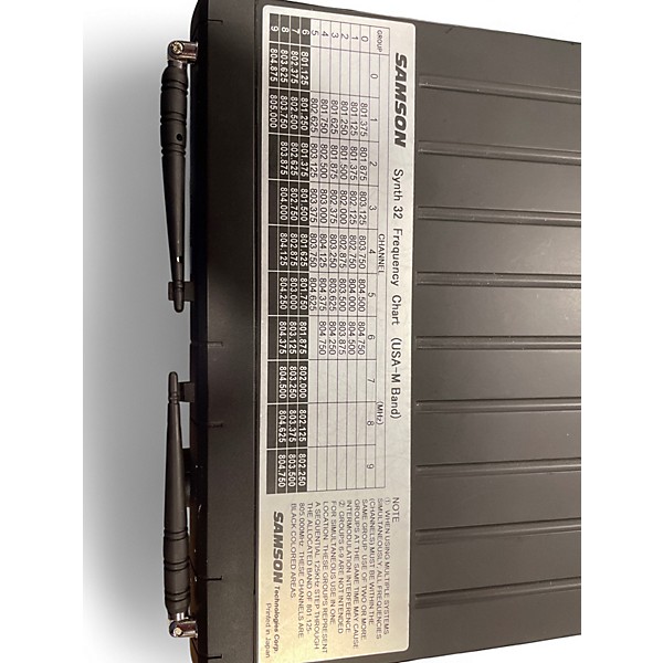Used Samson R32M UHF SYNTH 32 Wireless System
