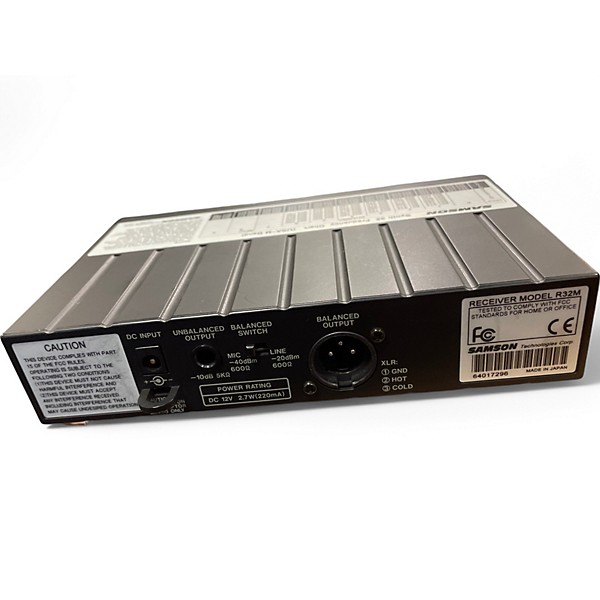 Used Samson R32M UHF SYNTH 32 Wireless System