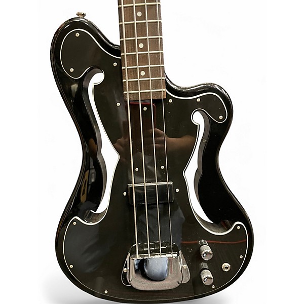 Used Eastwood EEB1 Black Electric Bass Guitar