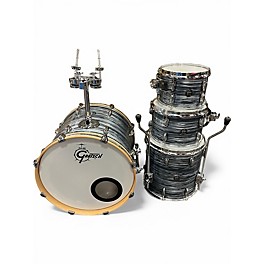 Used Gretsch Drums 4 Piece Renown Silver Oyster Pearl Drum Kit