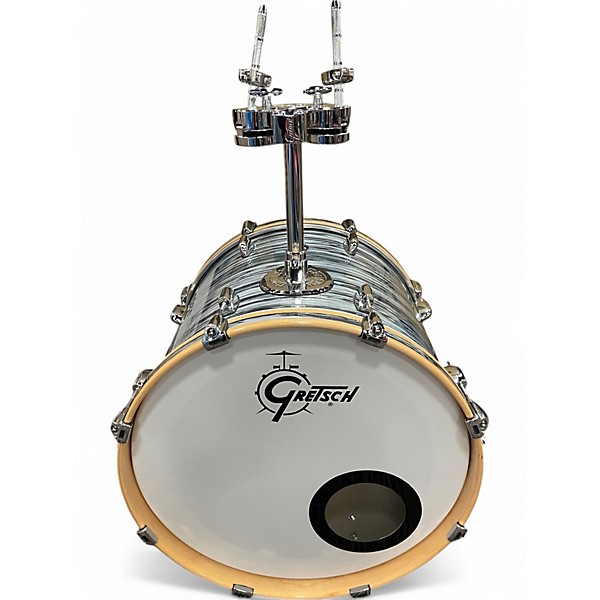 Used Gretsch Drums 4 Piece Renown Silver Oyster Pearl Drum Kit