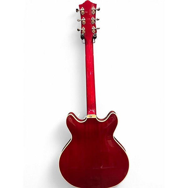 Used Guild Starfire Crimson Red Trans Hollow Body Electric Guitar