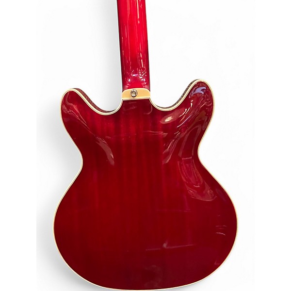 Used Guild Starfire Crimson Red Trans Hollow Body Electric Guitar