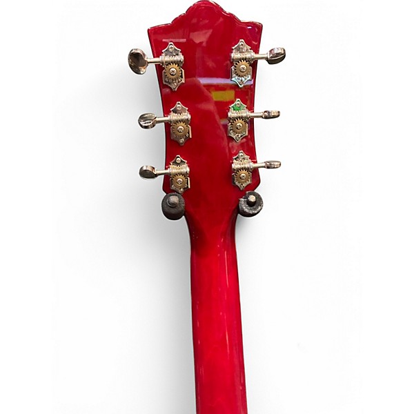 Used Guild Starfire Crimson Red Trans Hollow Body Electric Guitar