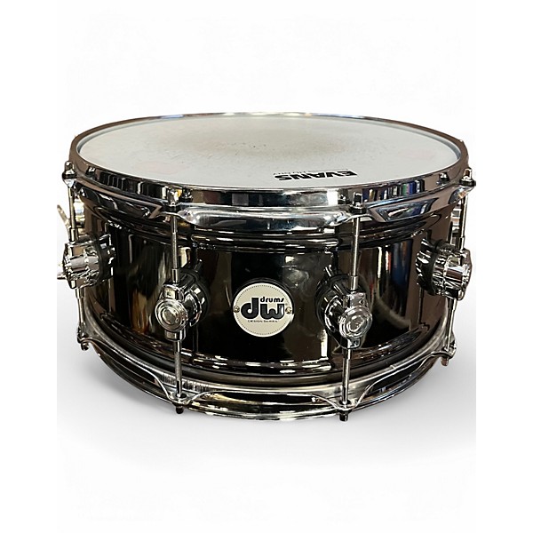 Used DW 6.5X14 Design Series Snare BLACK NICKEL Drum